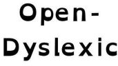 OpenDyslexic